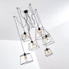 HAVEL Pendant Light black, 6-light sources