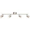 Globo COMORE ceiling light LED matt nickel, 4-light sources