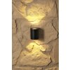 Nordlux CANTO outdoor wall light LED black, 2-light sources