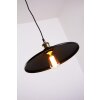 Globo KNUD hanging light black-gold, 1-light source