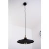 Globo KNUD hanging light black-gold, 1-light source