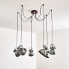 Hora Pendant Light silver, 6-light sources