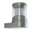 LCD outdoor wall light silver, 1-light source