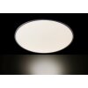 Wofi LINOX Ceiling light LED silver, 1-light source, Remote control