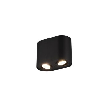 Ceiling Light Trio Leuchten COOKIE black, 2-light sources