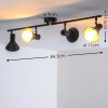 Mavas Ceiling Light black, 4-light sources